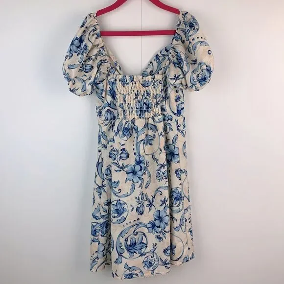 princess polly baby blue dress Maona Mini Dress by Agua Bendita x RTR